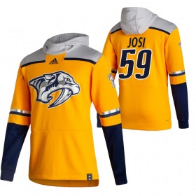 Nashville Predators Roman Josi 59 2020-21 Reverse Retro Hoodie Sawyer - Mannen